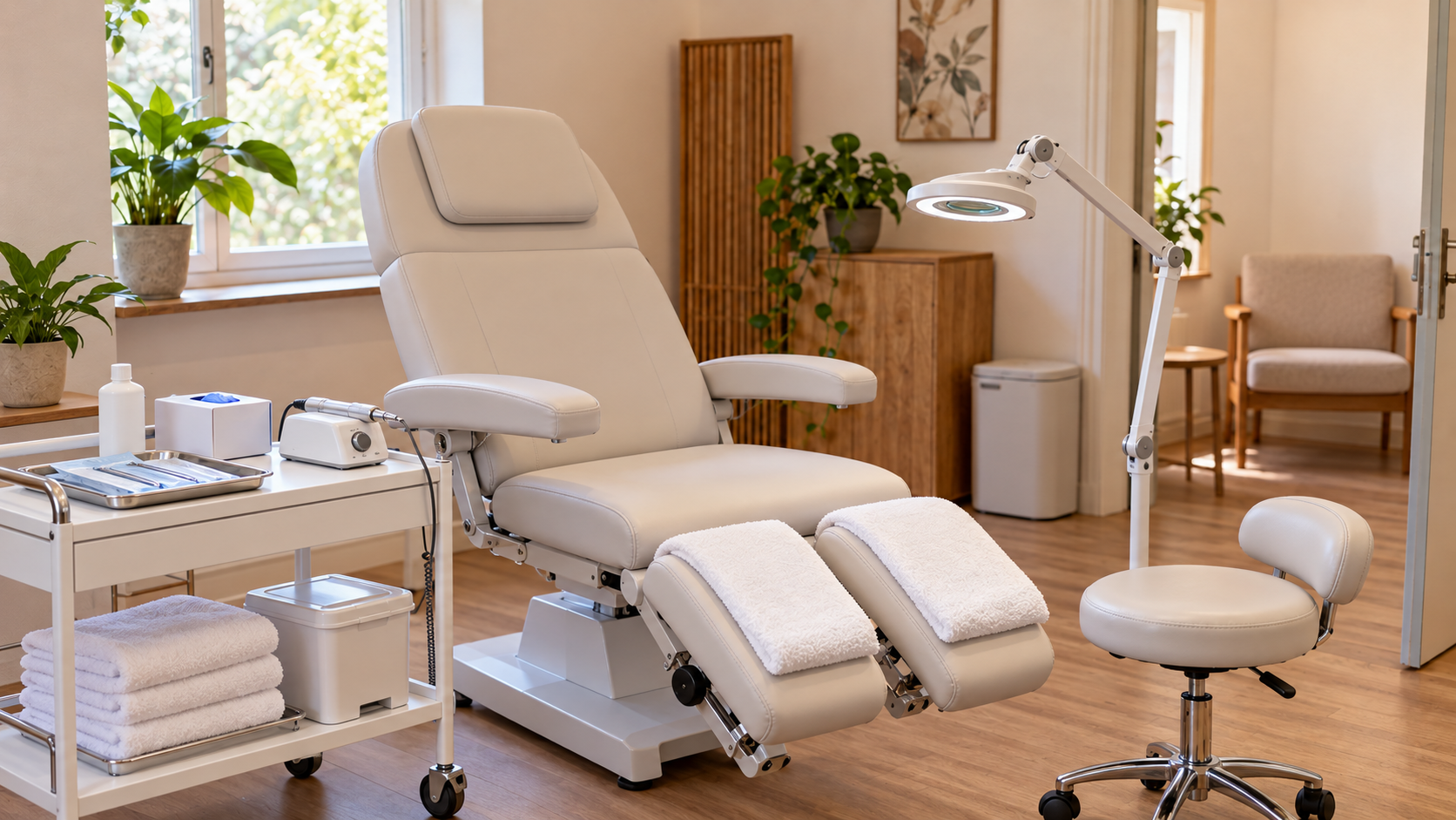 Zo maak je je pedicurewerkplek klaar voor een rustige en hygiënische werkdag